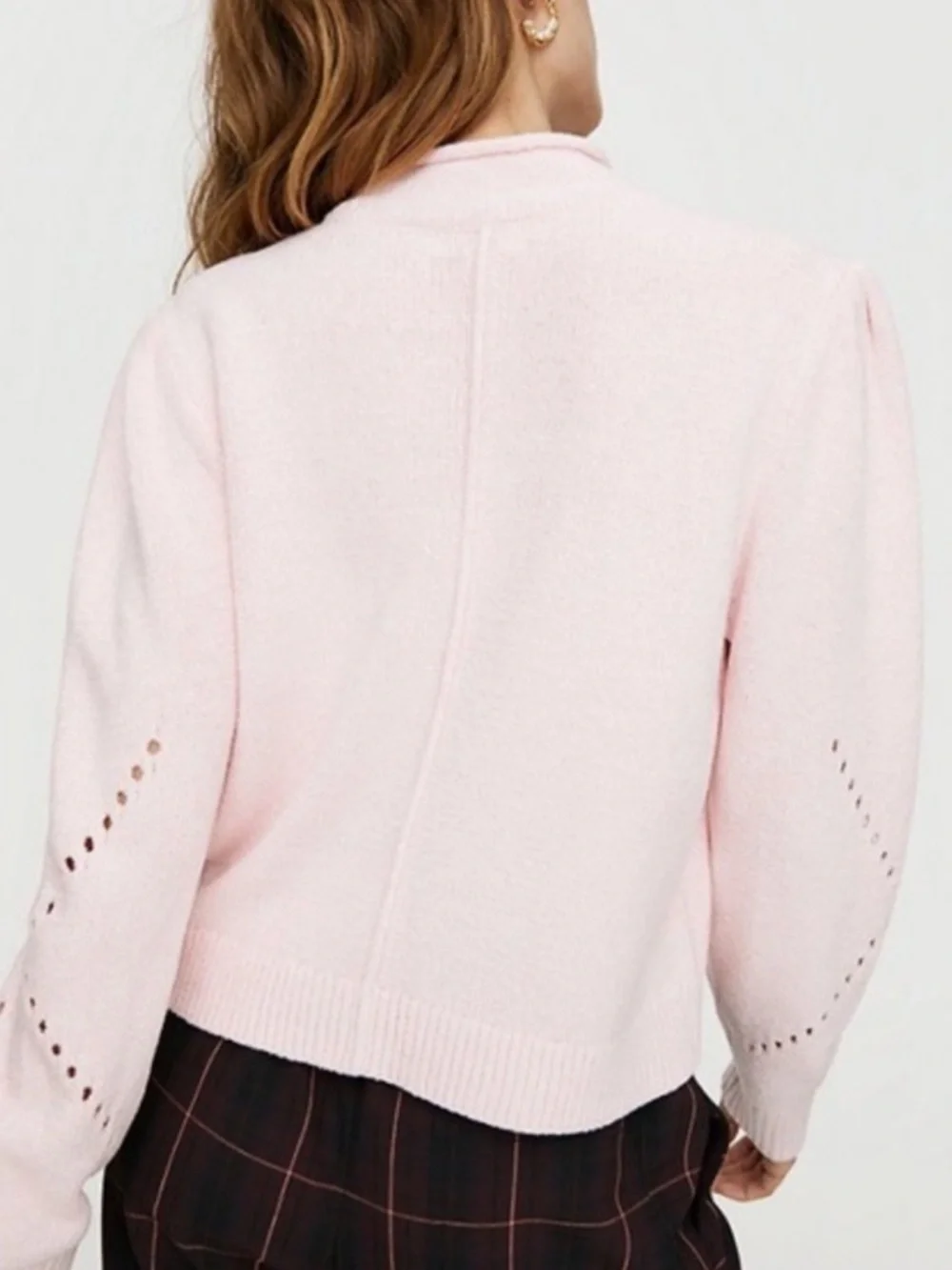 Aritzia Wilfred Ingrid Sweater- Cream Mock Neck- Size XS - Picture 4 of 12